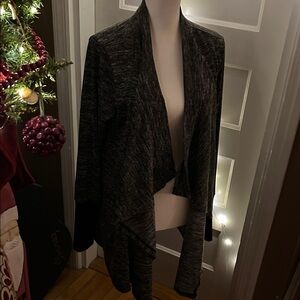 RBX Elegant Charcoal Open Front Cardigan